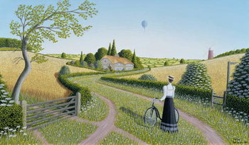 Cuadro en lienzo Summer Cycling, 1996