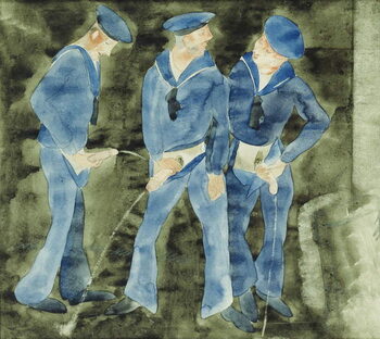 Cuadro en lienzo Three Sailors,