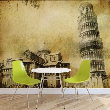 Ταπετσαρία τοιχογραφία  Pisa Leaning Tower