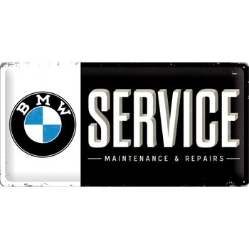 Placă metalică BMW - Service