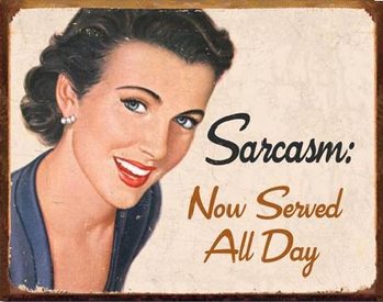 EPHEMERA - Sarcasm Placă metalică