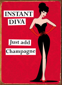 Placă metalică INSTANT DIVA