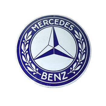 Placă metalică Mercedes Benz