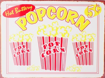 Placă metalică POPCORN