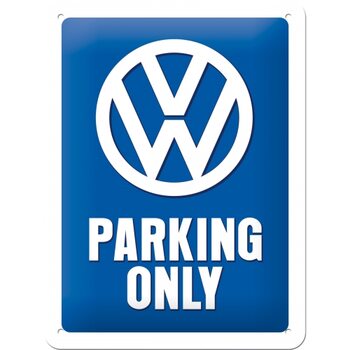 Placă metalică Volkswagen VW - Parking Only