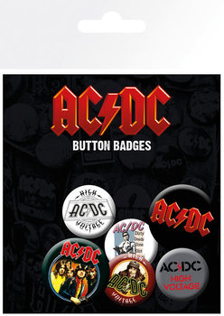 Odznaky set AC/DC - Mix