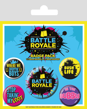 Odznaky set Battle Royale - Infographic