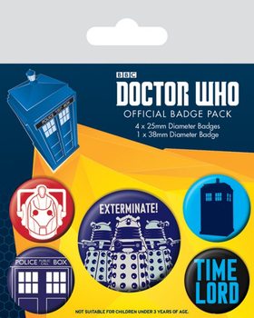 Odznak Doctor Who - Exterminate