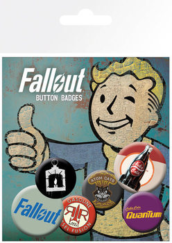 Odznaky set Fallout 4 - Mix 13