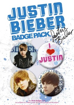 Plackový set JUSTIN BIEBER - pack 2