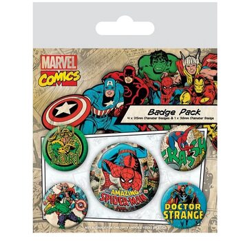 Plackový set Marvel Retro - Spider-Man