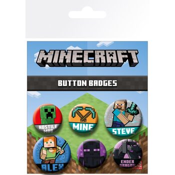 Odznaky set Minecraft