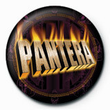 Odznak  PANTERA - flaming