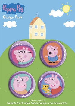 Odznaky set PEPPA PIG