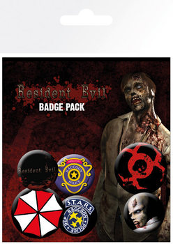Odznaky set Resident Evil