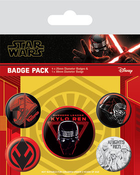Odznaky set Star Wars: Vzostup Skywalkera - Sith