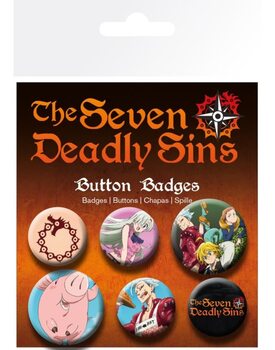 Plackový set The Seven Deadly Sins - Mix