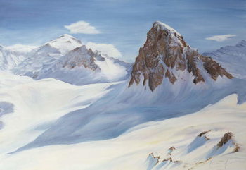 Obraz na plátne Alpine Shadows, 2000