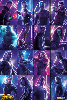 Plagát Avengers Infinity War - Heroes