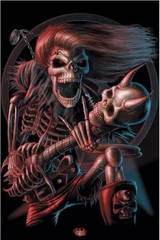 3D Plagát BAD TO THE BONE - 3D