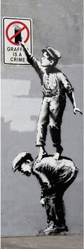 Plagát Banksy - Is A Crime