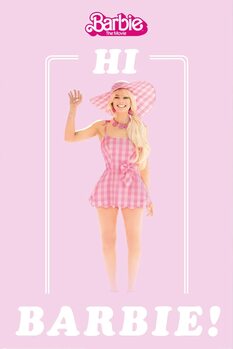 Plagát Barbie Movie - Hi Barbie