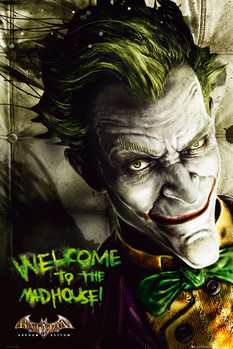 Plagát BATMAN ARKAM ASYLUM - joker