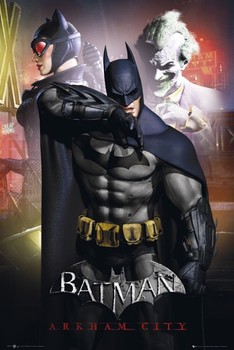 Plagát BATMAN - arkham man main