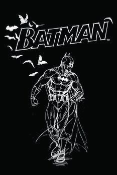 Plagát Batman - Sketch