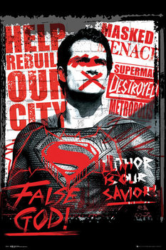 Plagát Batman vs. Superman: Úsvit spravodlivosti - Superman False God