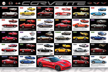 Plagát Corvette Evolution