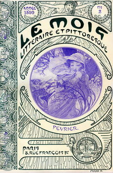 Plagát Cover of the magazine Le Month litteraire et picturesque