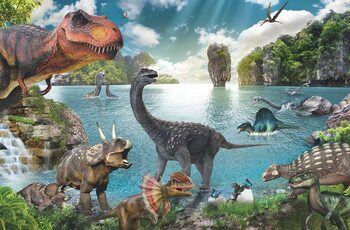 Plagát Dinosaurs - Collage