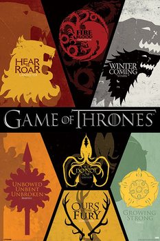 Plagát GAME OF THRONES - sigils
