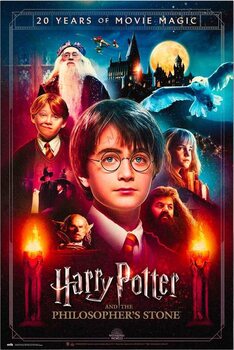 Plagát Harry Potter - Philosopher's stone - 20th anniversary