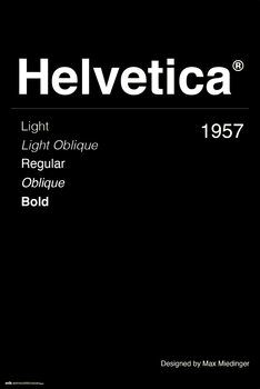 Plagát Helvetica