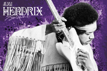 Plagát JIMI HENDRIX - purple