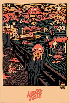 Plagát Killer Acid - Edvard Munch Scream
