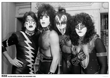 Plagát Kiss - Hilton Hotel London 1982