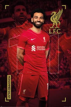 Plagát Liverpool FC - Mo Salah