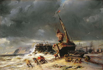 Plagát Low Tide, 1861