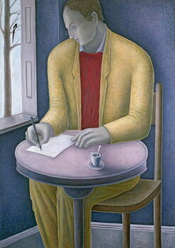 Plagát Man Writing, 2004