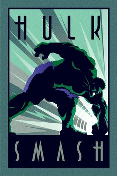 Plagát Marvel Deco - Hulk