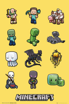 Plagát Minecraft - characters