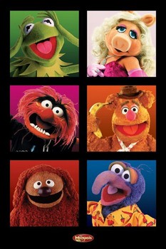 Plagát MUPPETS - postavy