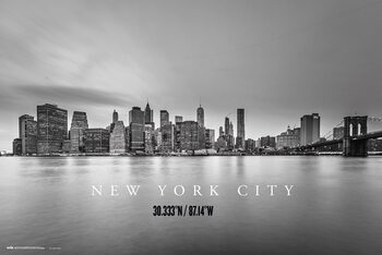 Plagát New York City Skyline