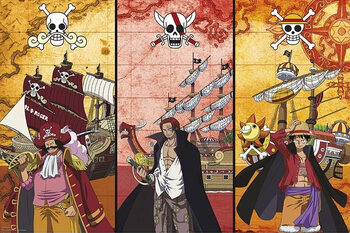 Plagát One Piece - Captains & Boats