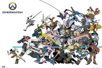 Plagát Overwatch - Battle
