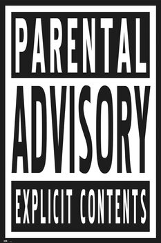 Plagát Parental Advisory - Vertical