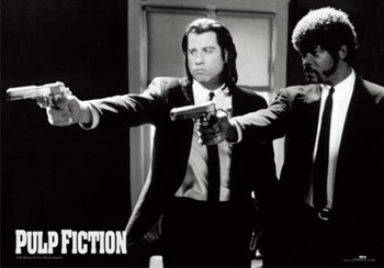 3D Plagát Pulp fiction - guns